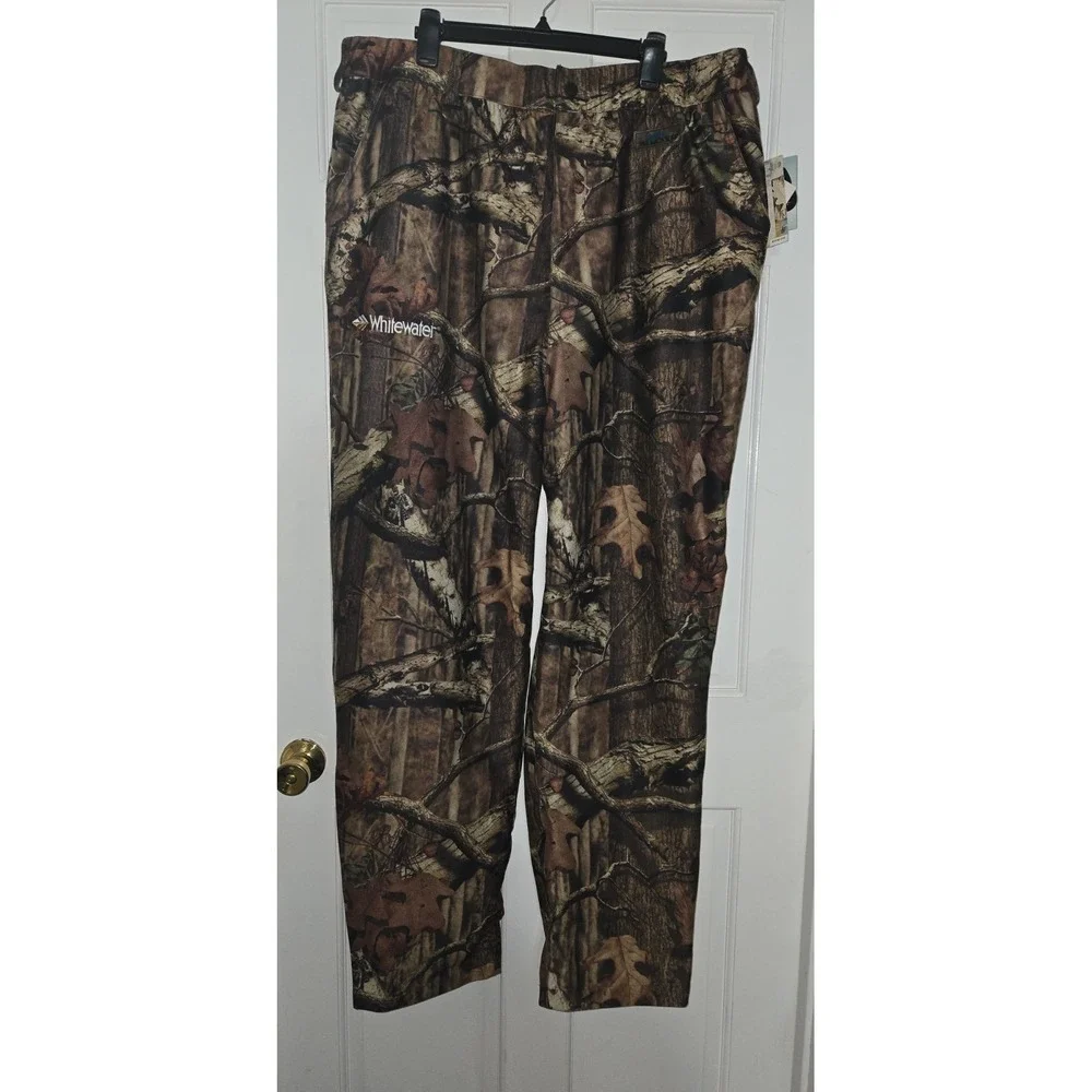 Whitewater Mossy Oak camo hunting pants waterproof Mens 2XL